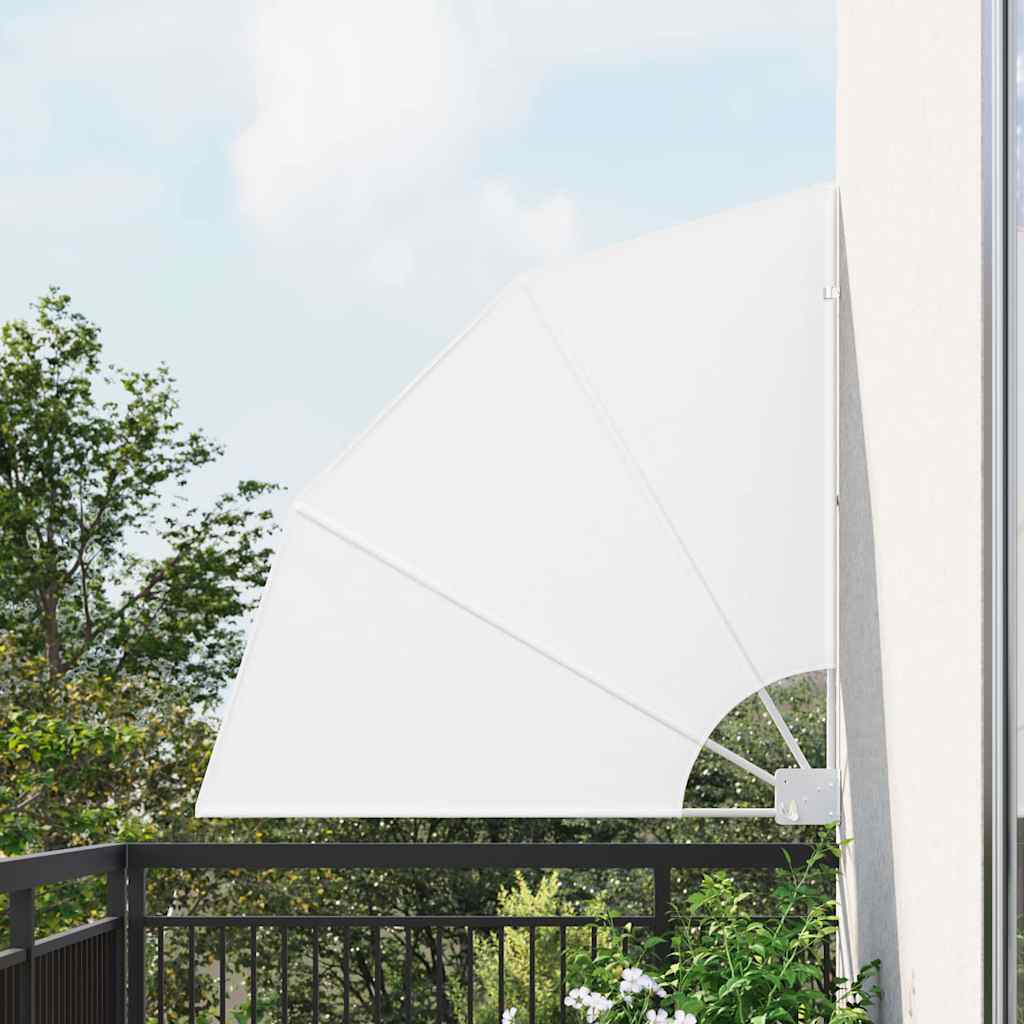 Vidaxxl brise-vue pour balcon blanc 115 x 115 cm polyester