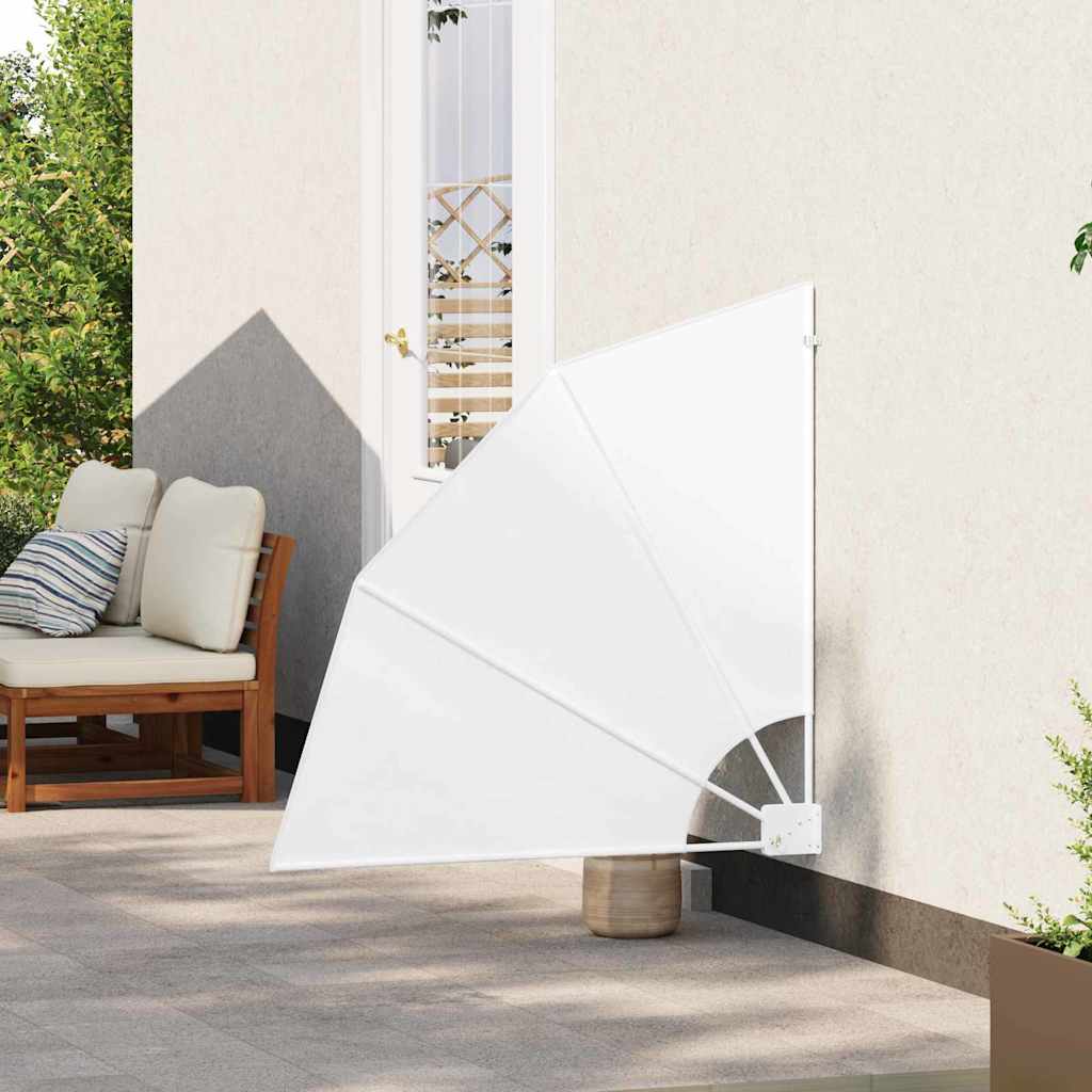 Vidaxxl brise-vue pour balcon blanc 115 x 115 cm polyester
