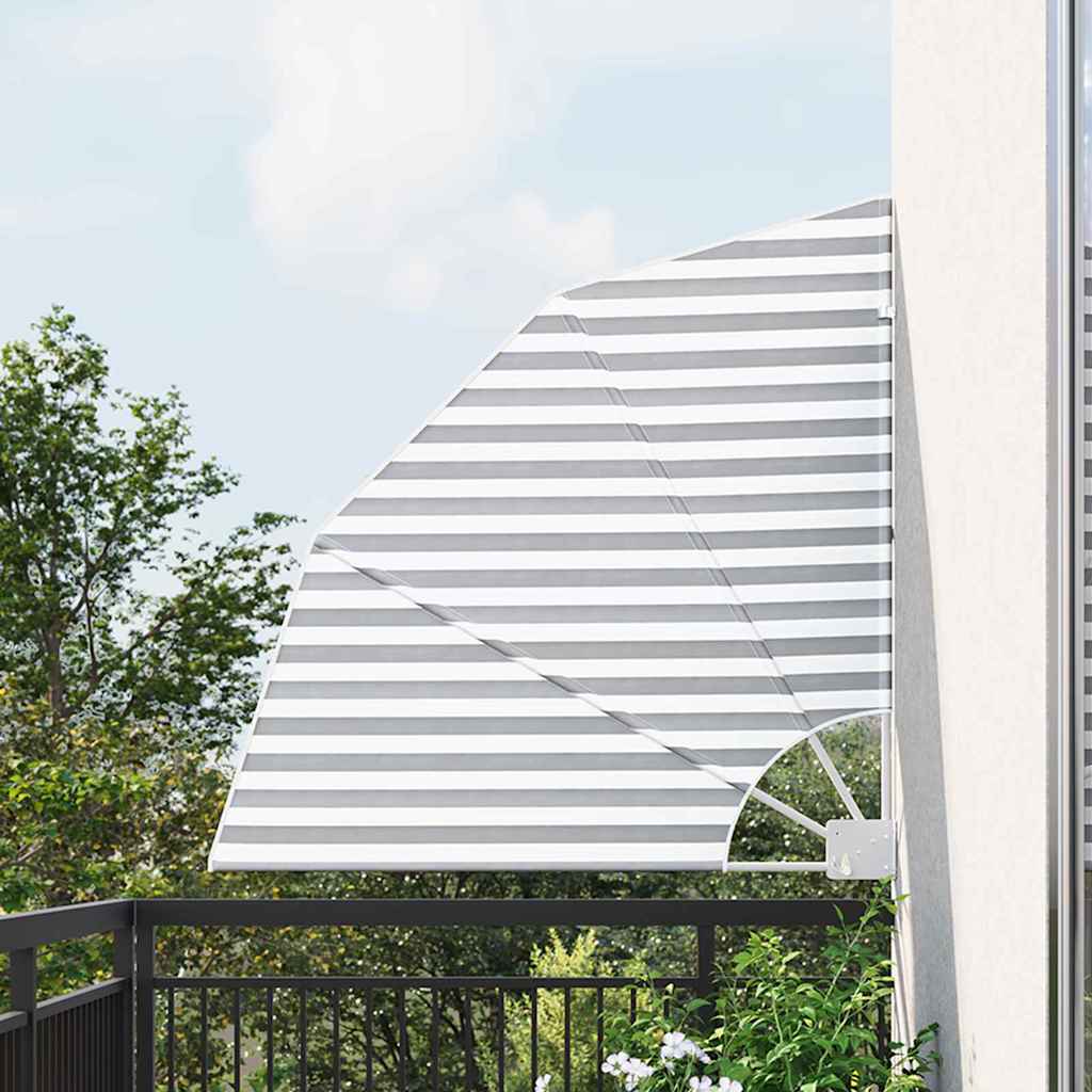 Vidaxxl brise-vue pour balcon anthracite et blanc 115 x 115 cm polyester
