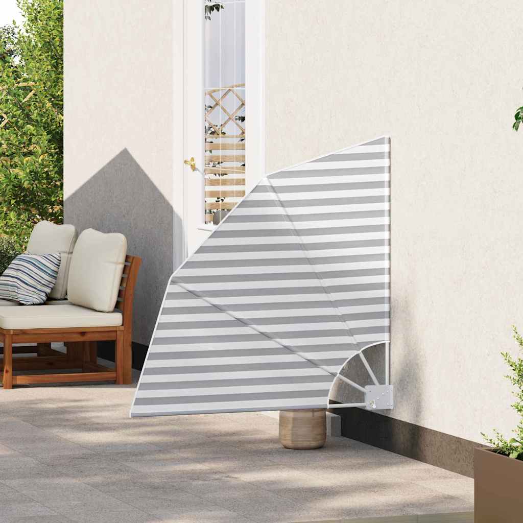 Vidaxxl brise-vue pour balcon anthracite et blanc 115 x 115 cm polyester