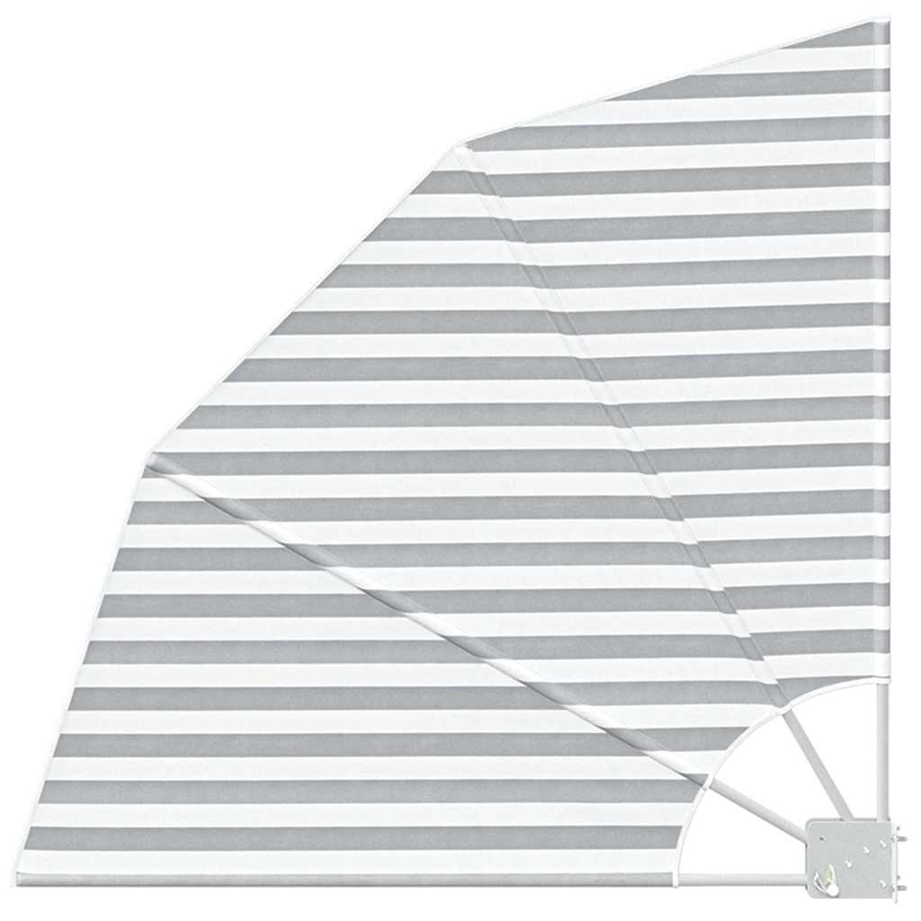 Vidaxxl brise-vue pour balcon anthracite et blanc 115 x 115 cm polyester