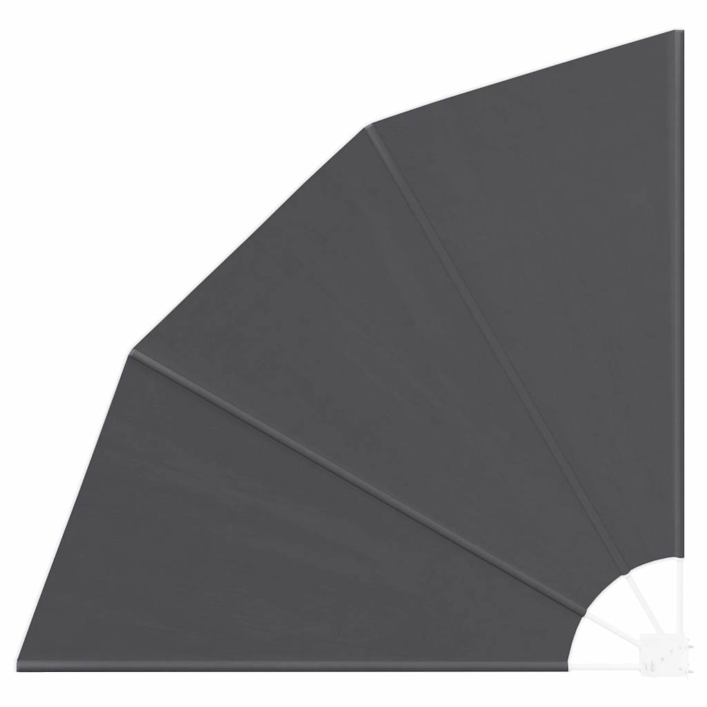 Vidaxxl brise-vue pour balcon anthracite 160 x 160 cm polyester