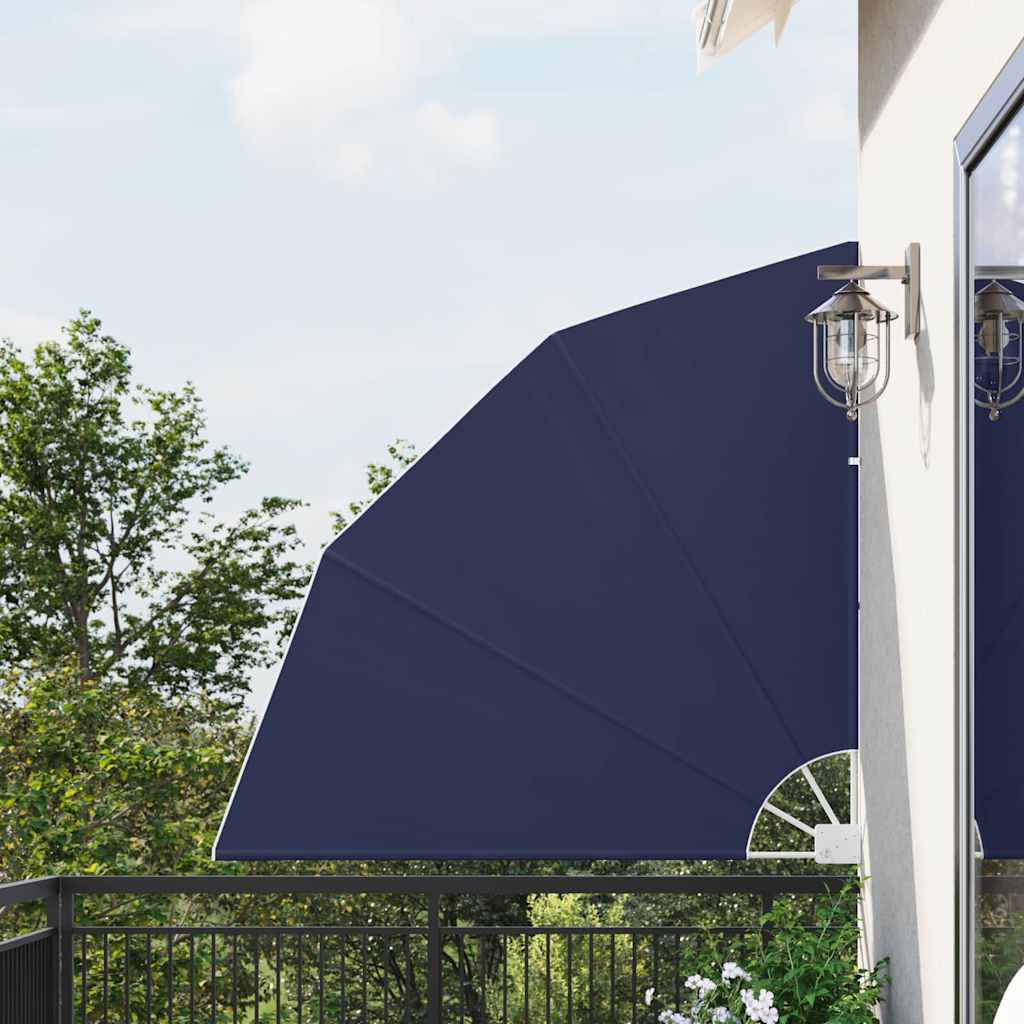 VidaXL brise-vue pour balcon bleu marine 140 x 140 cm polyester