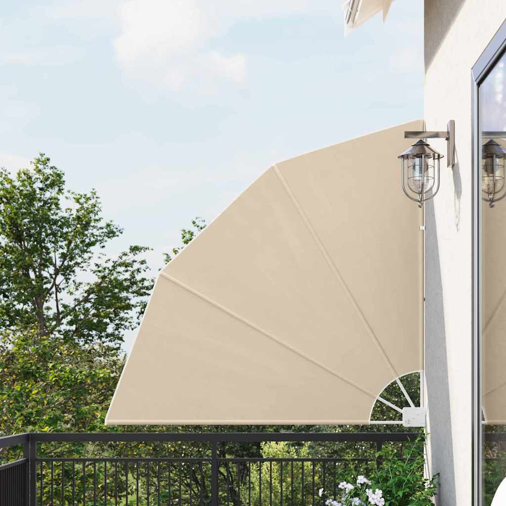 Vidaxxl brise-vue pour balcon beige 140 x 140 cm polyester