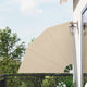 Vidaxxl brise-vue pour balcon beige 140 x 140 cm polyester