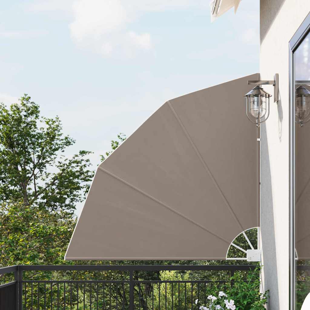 VidaXL brise-vue pour balcon taupe 140 x 140 cm polyester