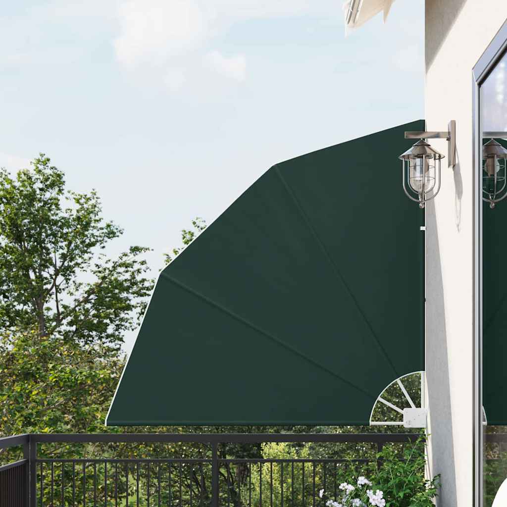 Vidaxxl brise-vue pour balcon vert foncé 140 x 140 cm polyester