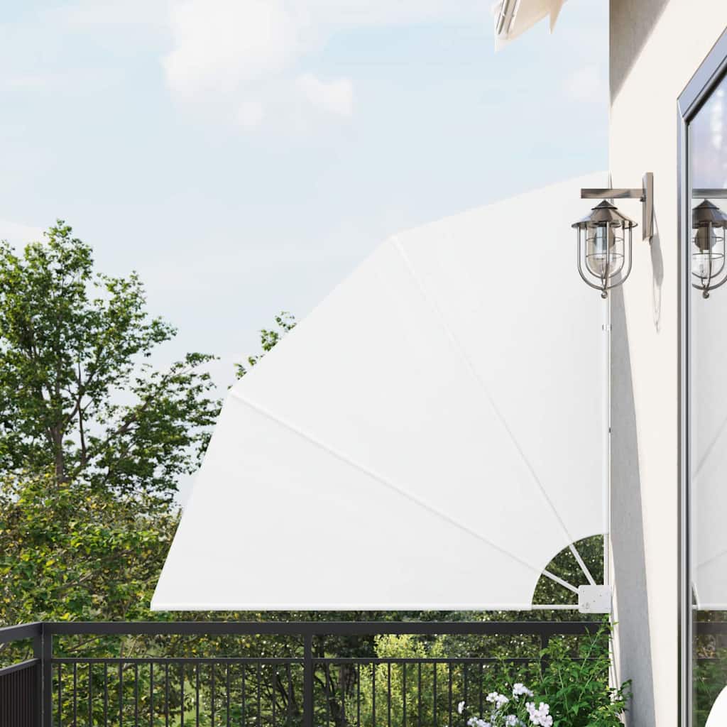 VidaXL brise-vue pour balcon blanc 140 x 140 cm polyester