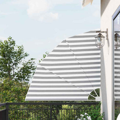 Vidaxxl brise-vue pour balcon anthracite et blanc 140 x 140 cm polyester