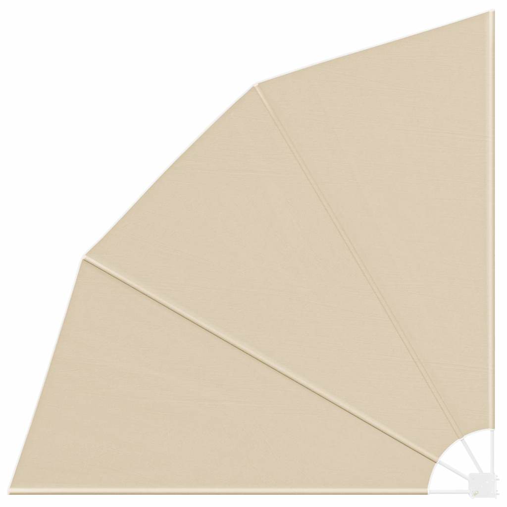 Vidaxxl brise-vue pour balcon beige 210 x 210 cm polyester