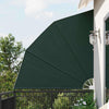 Vidaxxl brise-vue pour balcon vert foncé 210 x 210 cm polyester