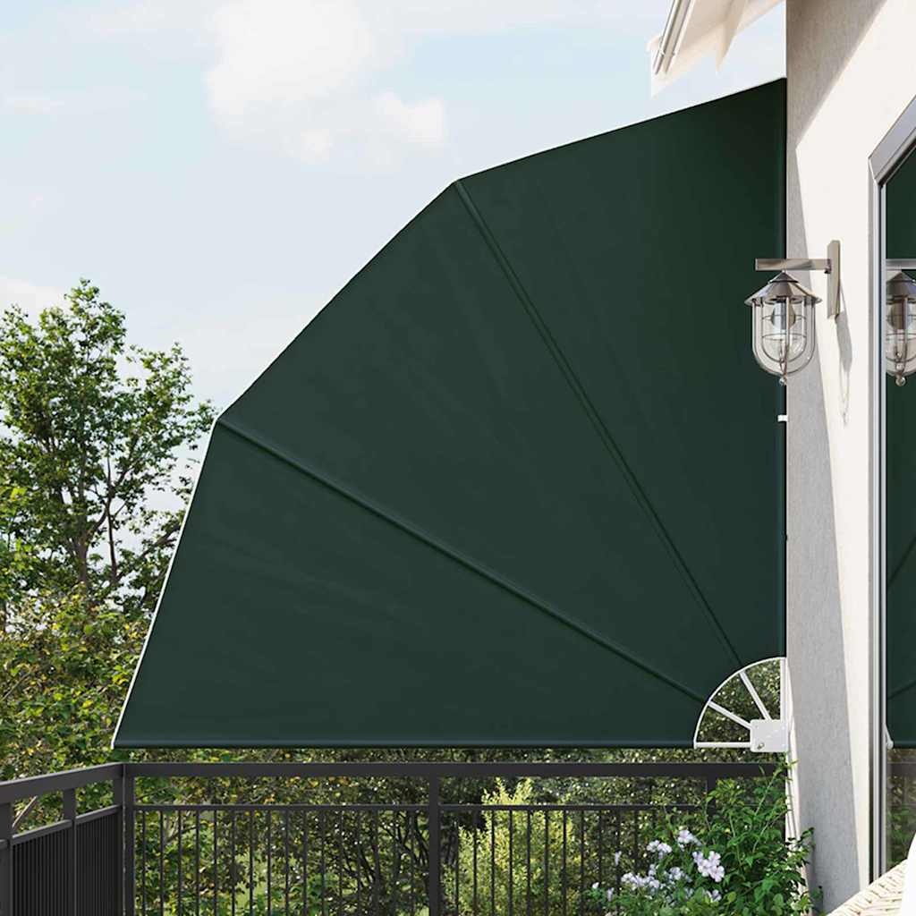 Vidaxxl brise-vue pour balcon vert foncé 210 x 210 cm polyester