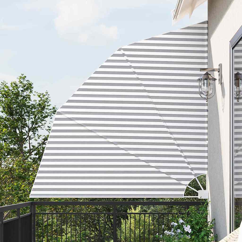 Vidaxxl brise-vue pour balcon anthracite et blanc 210 x 210 cm polyester