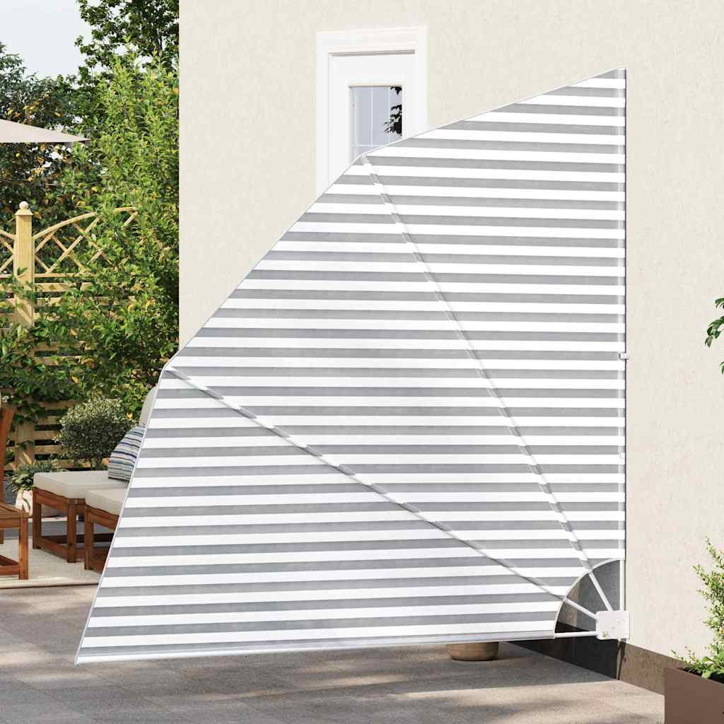 Vidaxxl brise-vue pour balcon anthracite et blanc 210 x 210 cm polyester