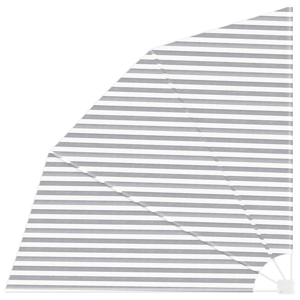 Vidaxxl brise-vue pour balcon anthracite et blanc 210 x 210 cm polyester