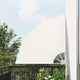 Vidaxxl brise-vue pour balcon crème 115 x 115 cm polyester