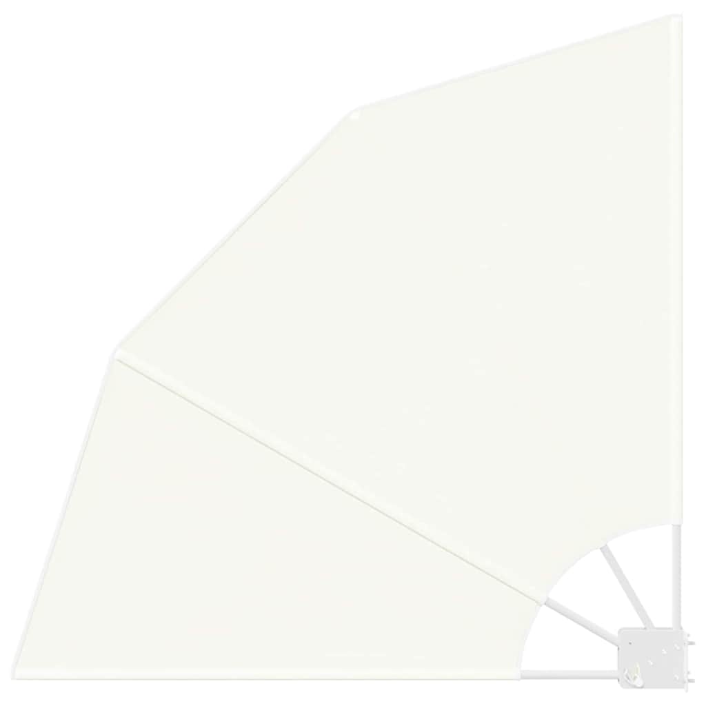 Vidaxxl brise-vue pour balcon crème 115 x 115 cm polyester