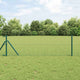 Vidaxl poteau de clôture 13 pcs acier vert