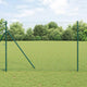 Vidaxl poteau de clôture 13 pcs acier vert