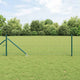 Vidaxl poteau de clôture 13 pcs acier vert
