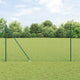 Vidaxl poteau de clôture 13 pcs acier vert