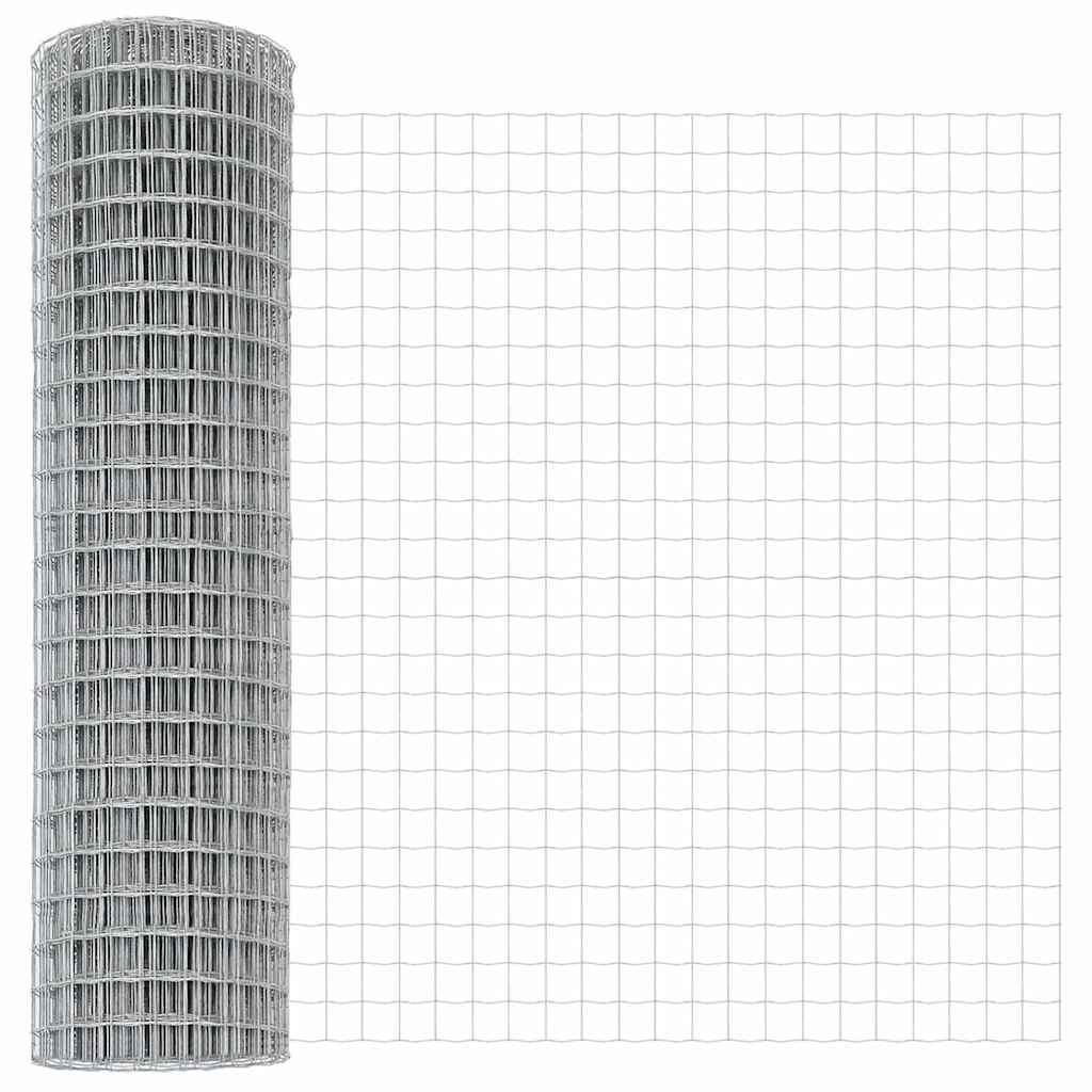 Clôture euro Vidaxx 1,4 x 10 m en fer enduit de PVC