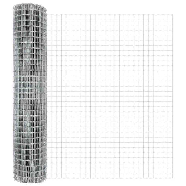 Clôture euro Vidaxx 1,5 x 10 m en fer enduit de PVC