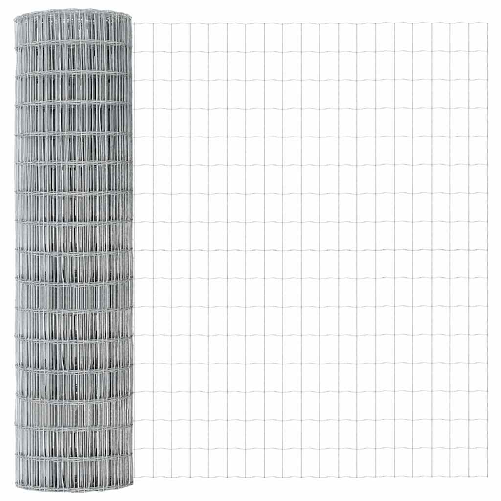 Clôture euro Vidaxx 1,4 x 10 m en fer enduit de PVC