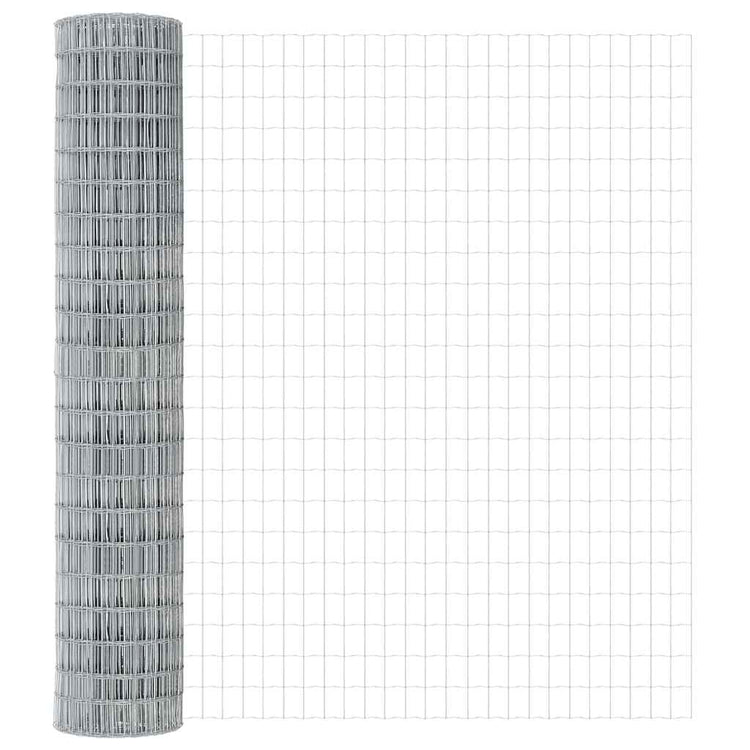 Clôture euro Vidaxx 1,5 x 10 m en fer enduit de PVC
