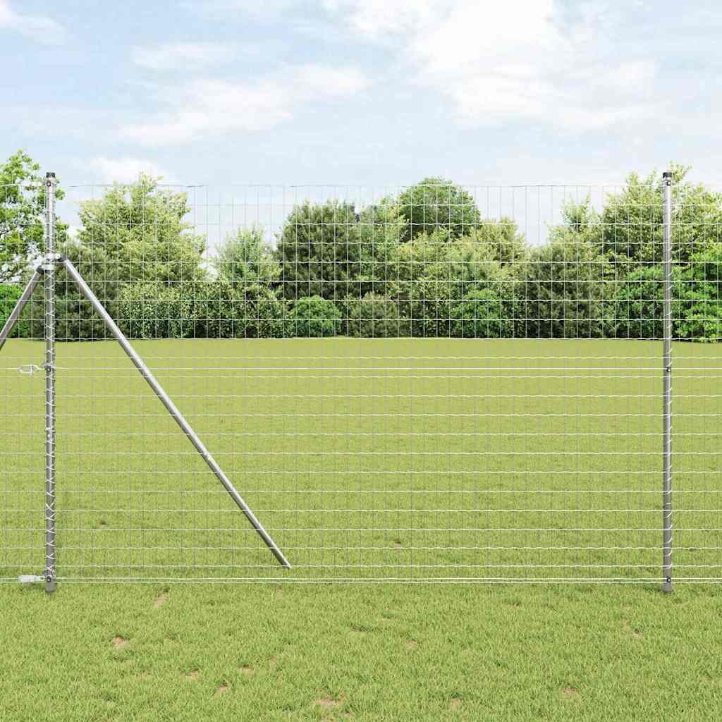 Clôture euro Vidaxx 1,6 x 10 m en fer enduit de PVC