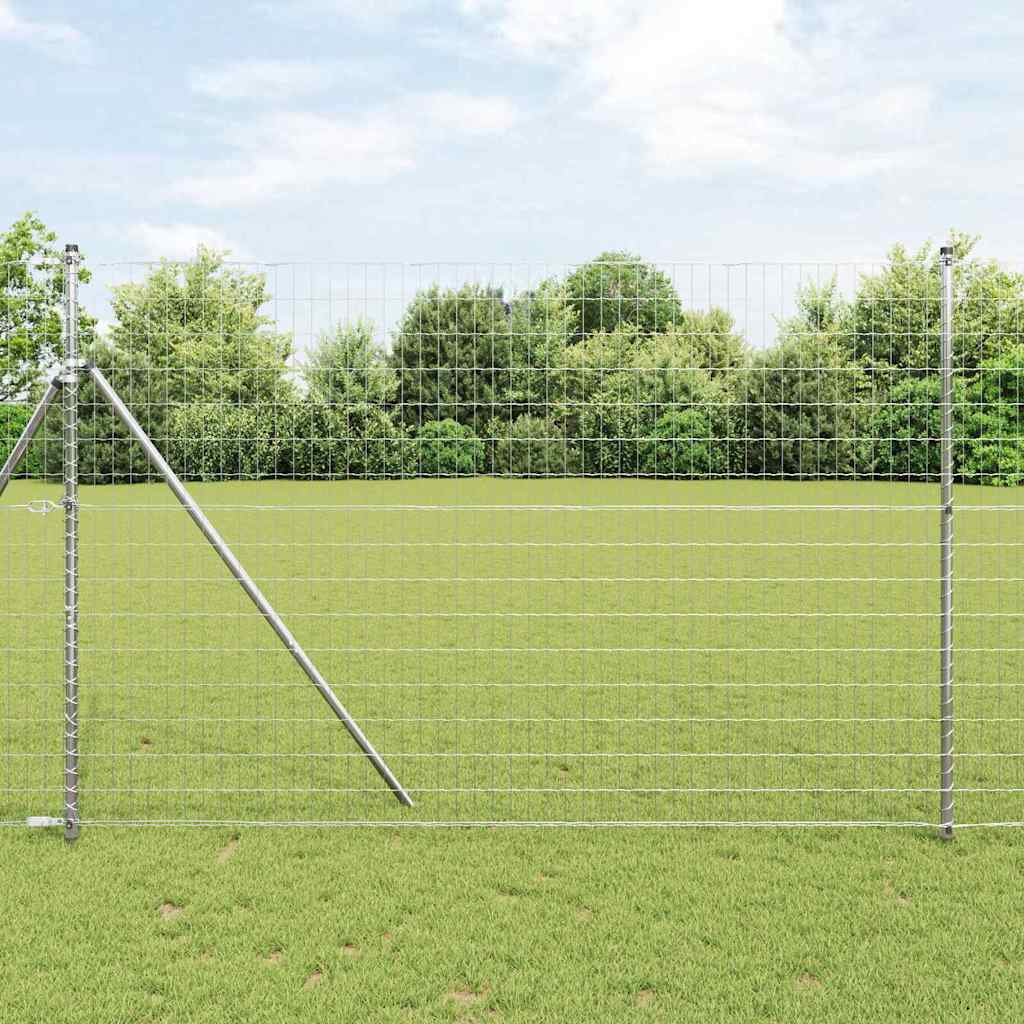 Clôture euro Vidaxx 1,6 x 10 m en fer enduit de PVC