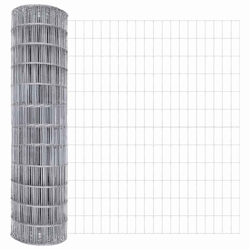 Clôture euro Vidaxx 1,6 x 10 m en fer enduit de PVC