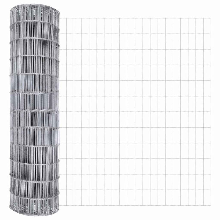 Clôture euro Vidaxx 1,6 x 10 m en fer enduit de PVC