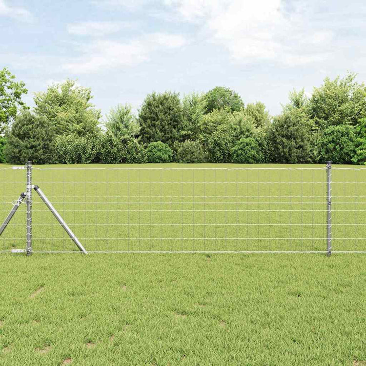 Clôture euro Vidaxx 1,4 x 10 m en fer enduit de PVC