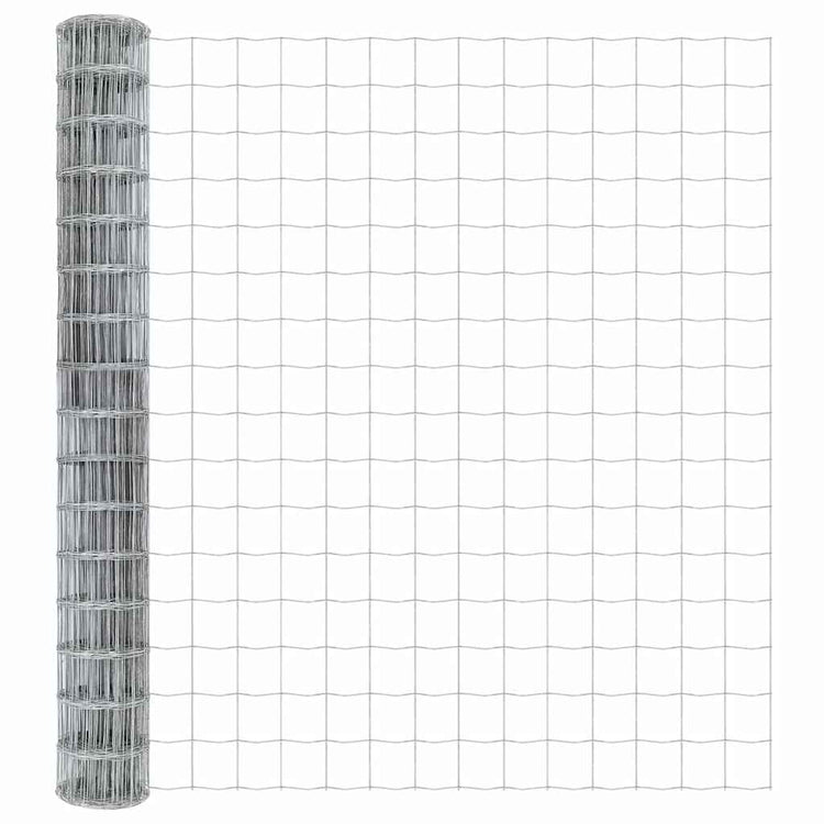 Clôture euro Vidaxx 1,6 x 10 m en fer enduit de PVC