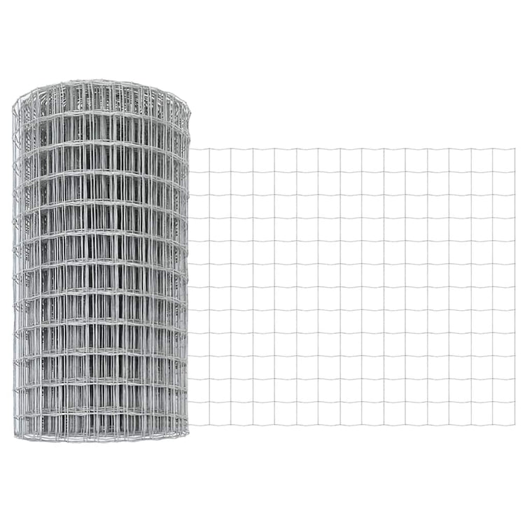 Clôture euro Vidaxx 0,6 x 25 m en fer enduit de PVC
