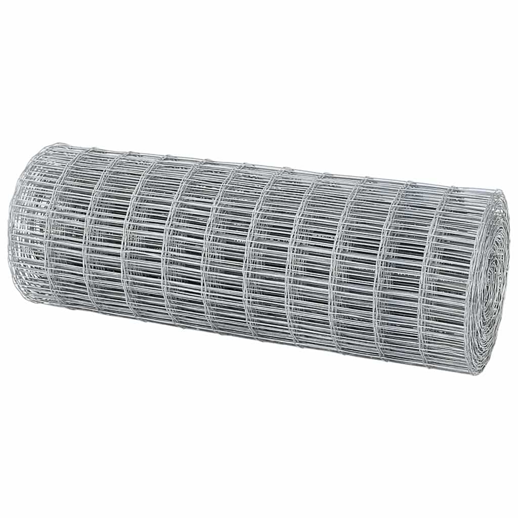 Clôture euro Vidaxx 0,4 x 25 m en fer enduit de PVC