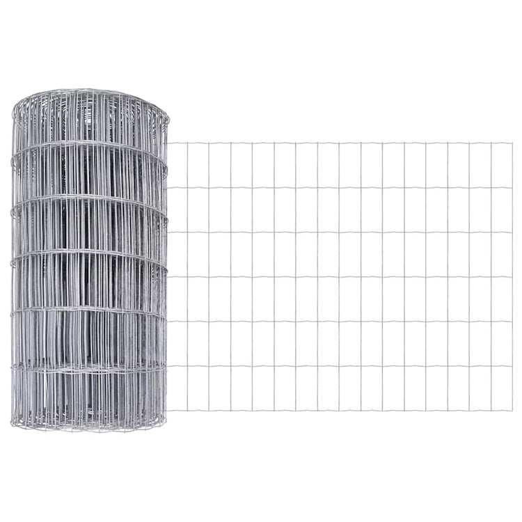 Clôture euro Vidaxx 0,6 x 25 m en fer enduit de PVC
