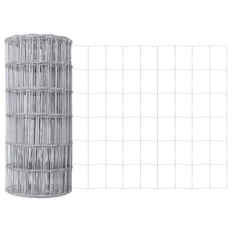 Clôture euro Vidaxx 0,8 x 25 m en fer enduit de PVC