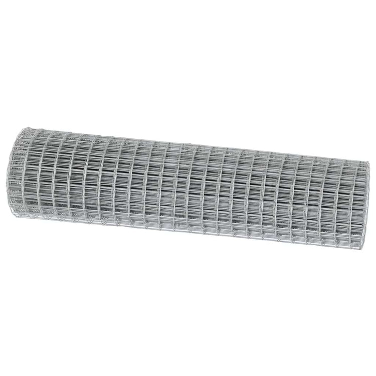 Clôture euro Vidaxx 1 x 25 m en fer enduit PVC