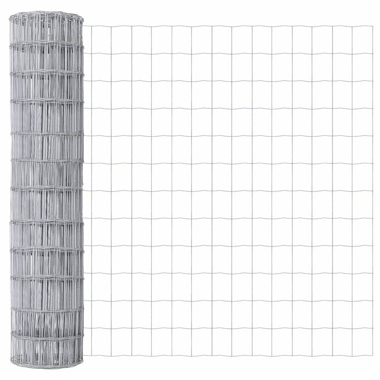 Clôture euro Vidaxx 1,2 x 25 m en fer enduit de PVC