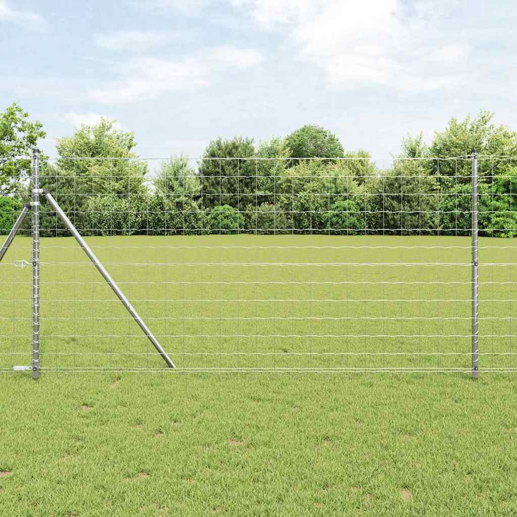 Clôture euro Vidaxx 1,2 x 25 m en fer enduit de PVC