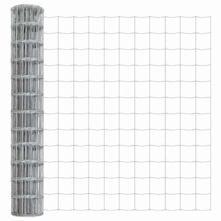 Clôture euro Vidaxx 1,2 x 25 m en fer enduit de PVC
