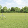 Clôture euro Vidaxx 0,4 x 50 m en fer enduit de PVC