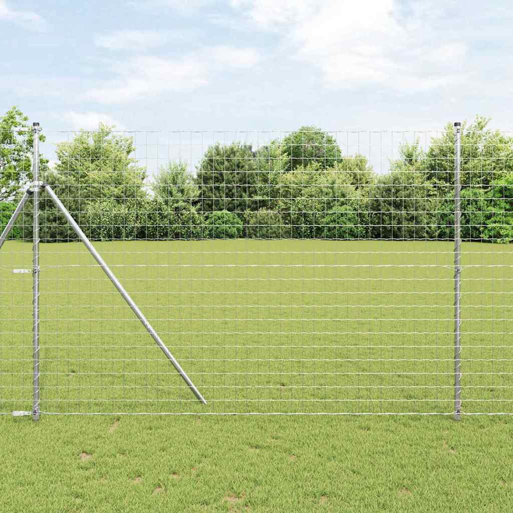 Clôture euro Vidaxx 1,6 x 10 m en fer enduit de PVC