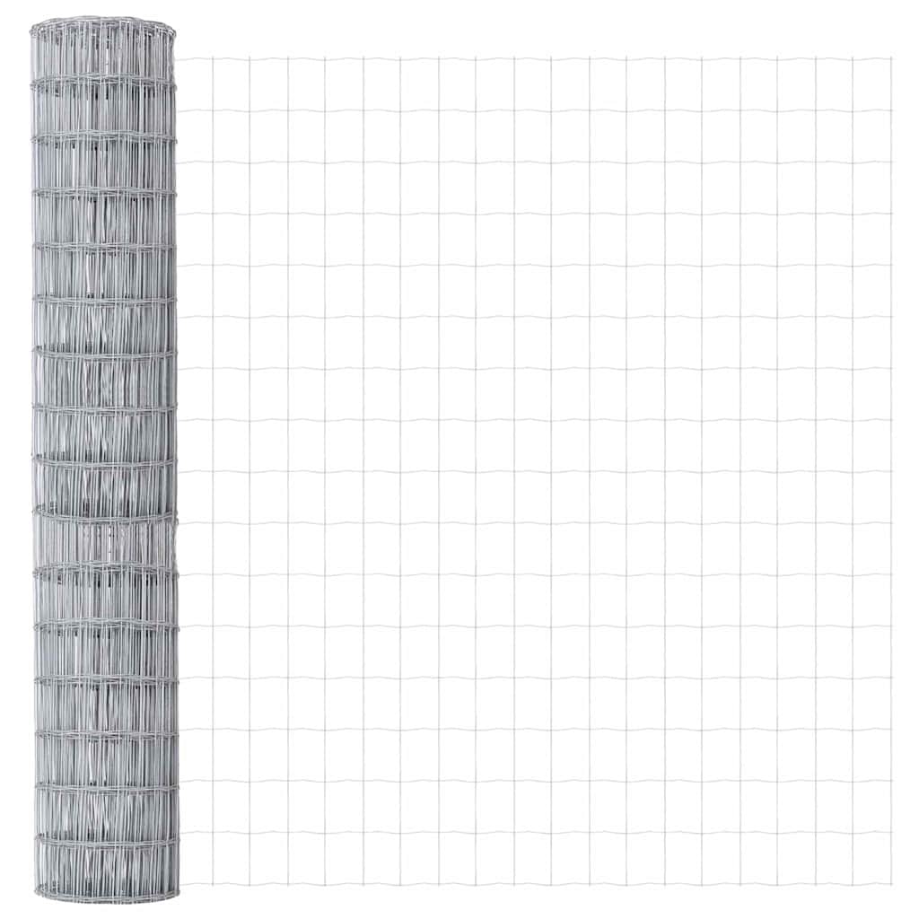 Clôture euro Vidaxx 1,6 x 10 m en fer enduit de PVC