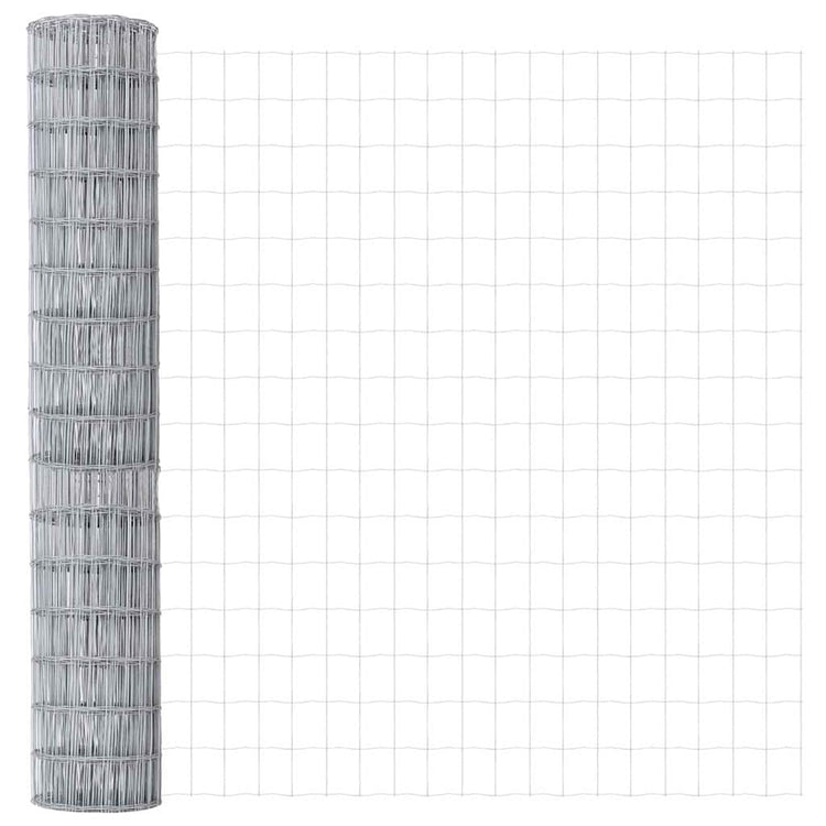 Clôture euro Vidaxx 1,6 x 10 m en fer enduit de PVC