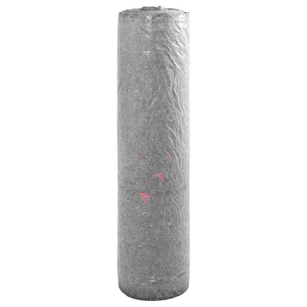 Vidaxl polaire d'étang gris 1 x 10 m polyester et coton