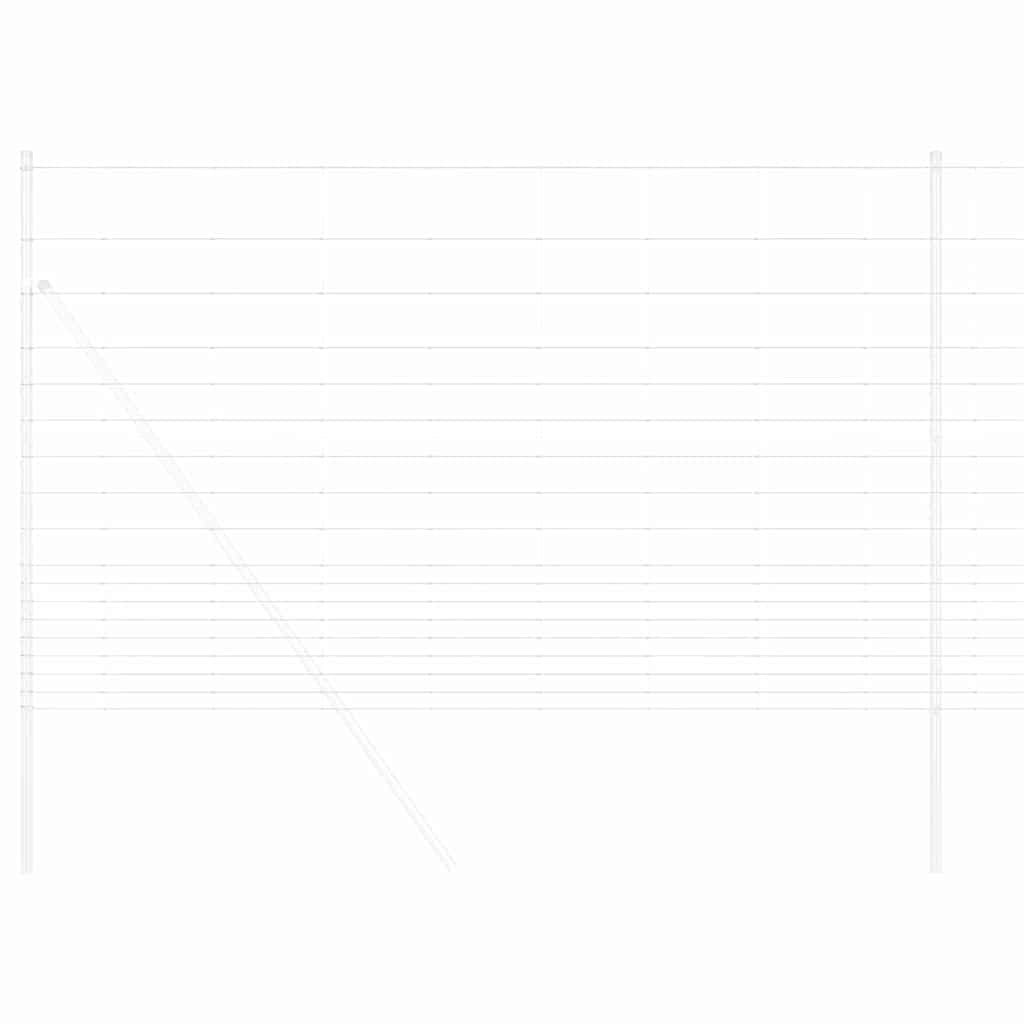 Vidaxl clôture sauvage galvanisé à chaud 1000 x 150 x 0,18 cm fer
