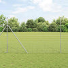 Vidaxl clôture de pâturage argent 25 x 1,6 m acier galvanisé